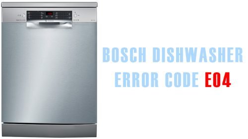 bosch dishwasher troubleshooting e19